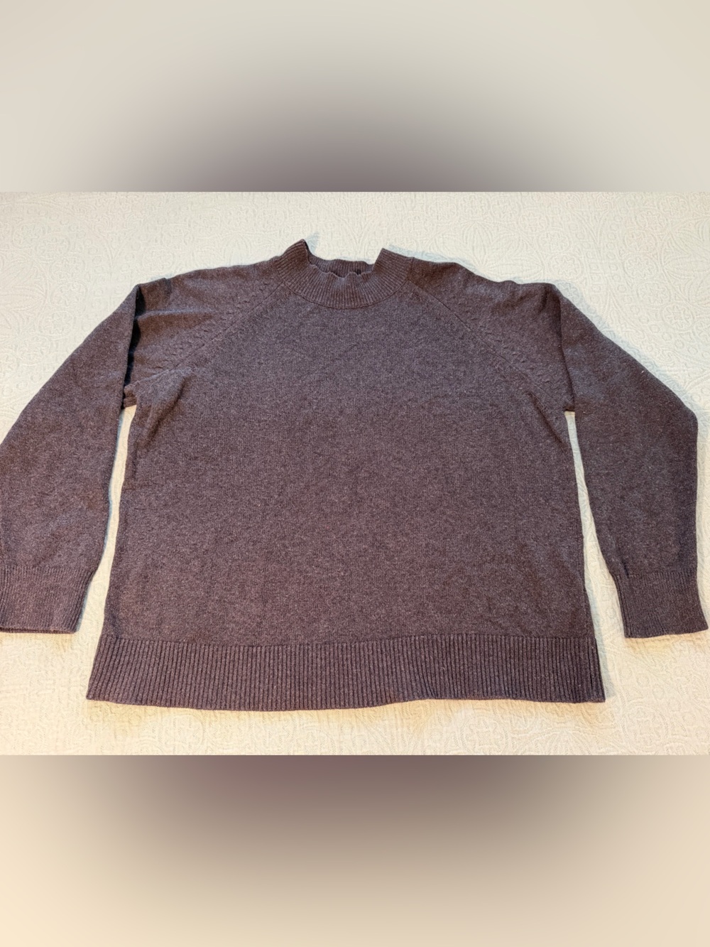 Quince Women's Mockneck Sweater in Gray